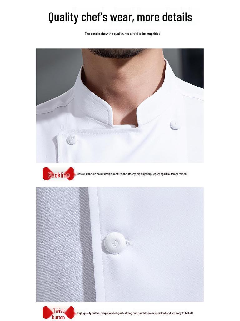 Summer Short Sleeve Chef Uniforms for Restaurants and Catering