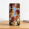 Autumn leaves P-pumpkin Phone Case For Samsung Galaxy A73,A72,A71,A70,A53,A52,A51,Soft Silicone Black Cover