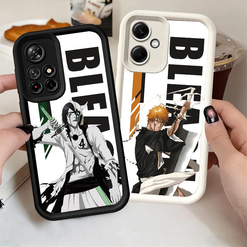 Phone Case for Xiaomi Redmi Note 15 14 13 Pro Plus Anime Bleach Desgin Shell 12S 11 11S 11T 5G 14S Soft Silicone Funda