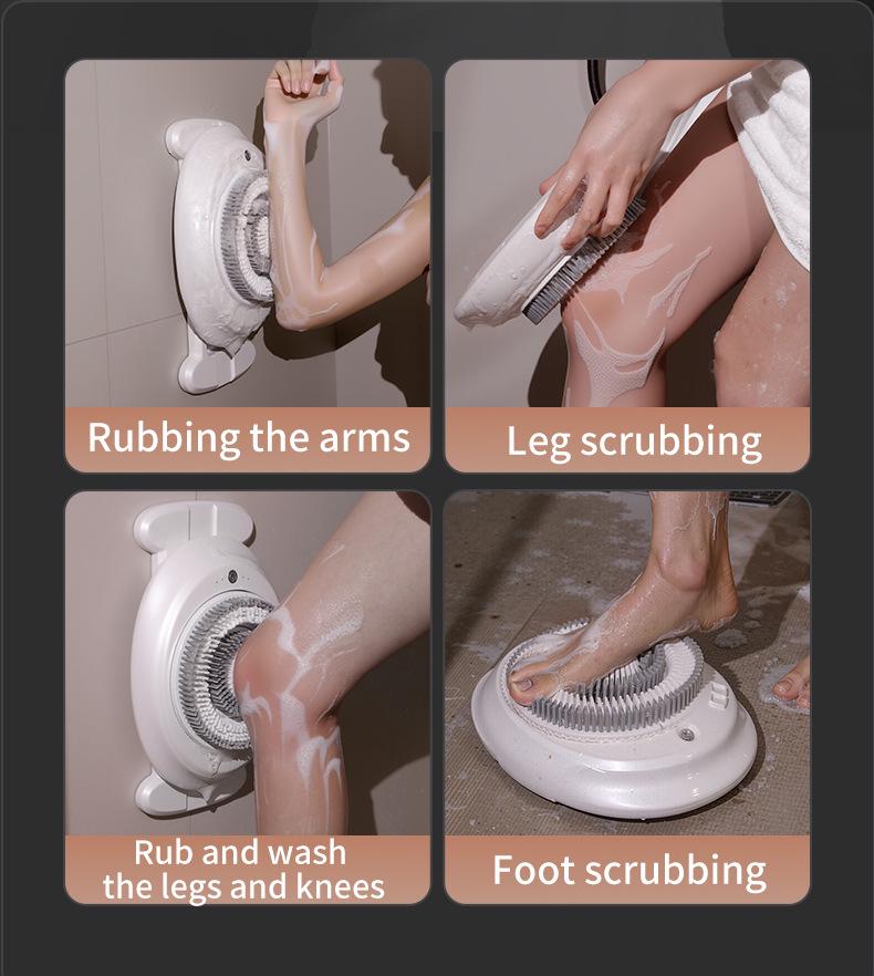 Smart Wall-Mounted Electric Shower & Back Scrubber