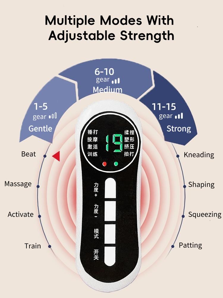 Massage Slippers With Remote Control Electrotherapy Pulse Electrode Foot Massager Strength Adjust Home Indoor Non-slip Slippers