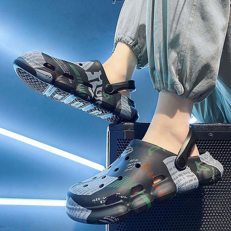 Fashion Shoes for Men Hole Non-slip Casual Man Sandals Descount New Design 2024 Luxury H Adult Buy Comfortable 39 Designer Summer Sale V