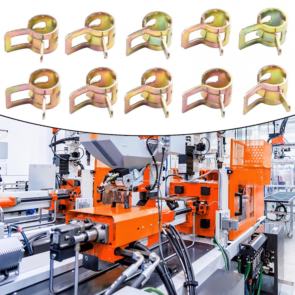 Hose Stability with 10PC Spring Clips for Different Applications
