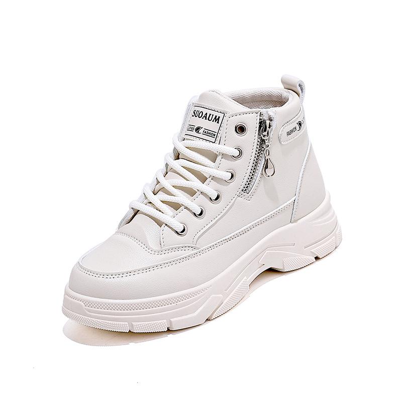 Women's High-Top Spring Sneakers, Versatile Dad Shoes, Perfect with Skirts, Model Z003 (2025)