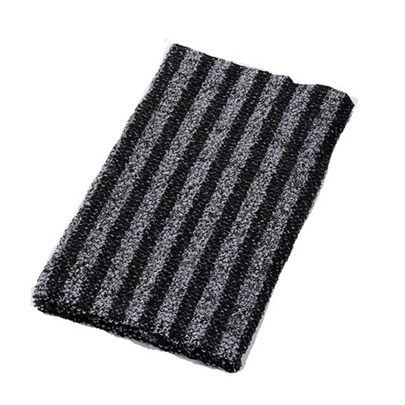

Antibacterials Back Scrubber Towel Carbon Polyester Blend For Full Body Exfoliation And Hygiene 25x100cm