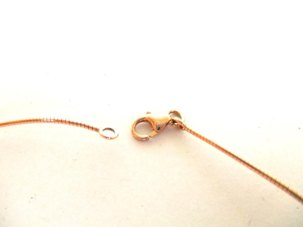 Authentic HERMES Orange Pop Ash H Pink Gold Plated Necklace Choker Pendant #a150  Refurbished