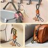 [YFFSFDC] Good Luck Keychain Horse Stylish Leather Product Cute Hanging