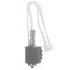 3D Printer Parts Ceramic Hotend Heating Block with Hardened Steel Nozzle 0.4MM Compatible with Kobra 3 Max for 1.75mm