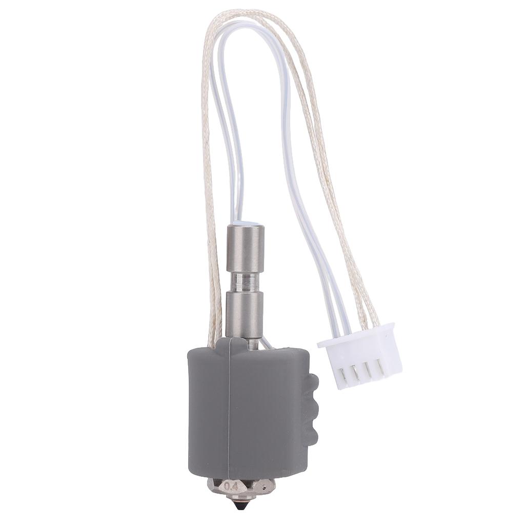 3D Printer Parts Ceramic Hotend Heating Block with Hardened Steel Nozzle 0.4MM Compatible with Kobra 3 Max for 1.75mm