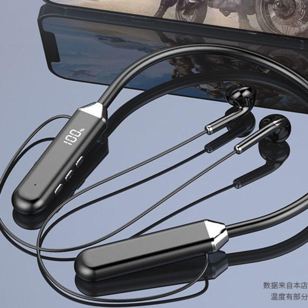 With Microphone Bluetooth Earphone Waterproof Neckband Headphones Wireless Headphones  Phone