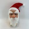 Santa Mask Costume Christmas Santa Costume Accessories for Christmas Party, Santa Mask Costume with Santa Hat and Beard
