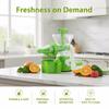 Portable Fruit Juicer For Summer Iced Fruit Drinks And SmoothiesHand-Cranked Labor-Saving AndEasy-To-Clean Household Mini Juicer