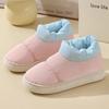 Cotton slippers women's winter bag heel velvet indoor home confinement new thermal wool cotton shoes men's winter
