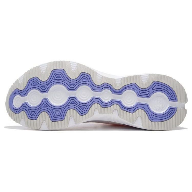 Li Ning Element Comfortable Fabric TPU Shock Absorption Wear Resistant Rebound Low Top Running Shoes Men sneaker White Yellow Purple ARHT047-1