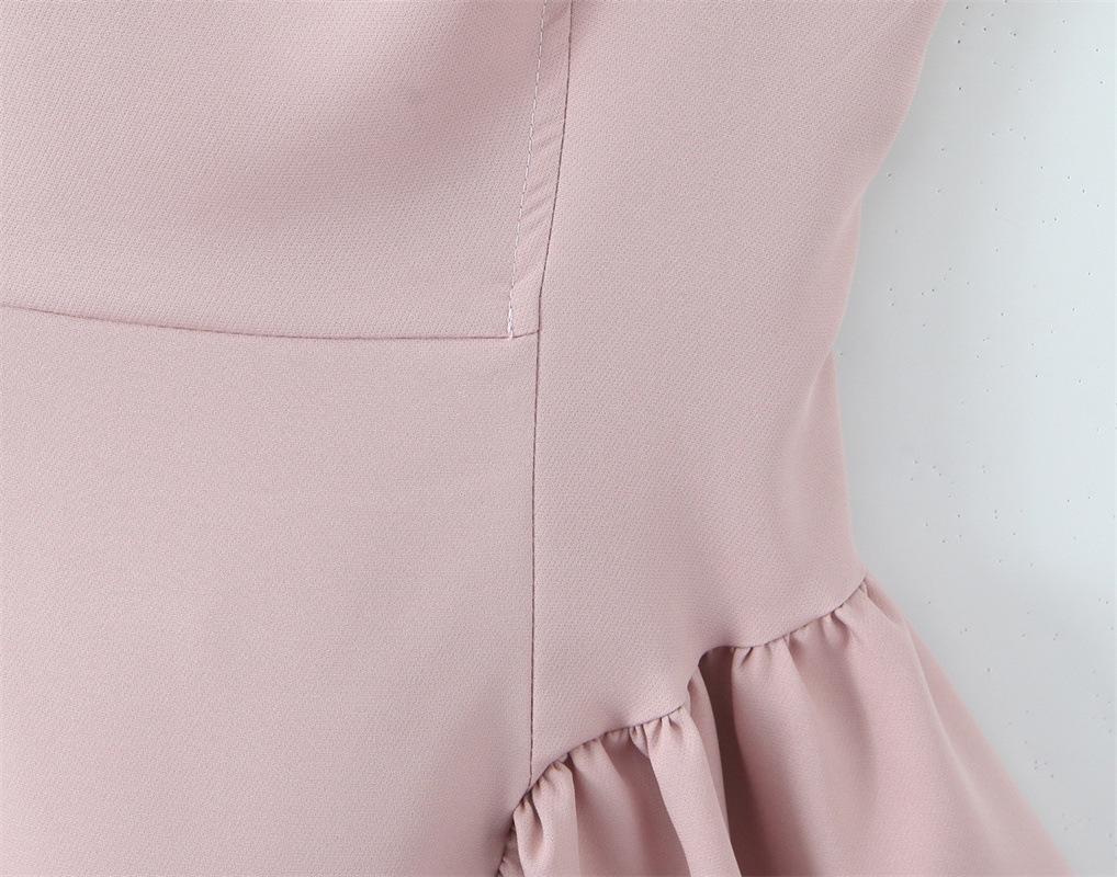 Sleeveless Chic Square Neck Mini Dress: 2026 Sexy Slimming Style