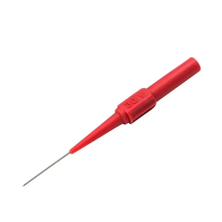 Insulation Piercing Needle Non-destructive Multimeter Test Probes Red/Black 30V-60V For Banana Plug Diagnostic Tools