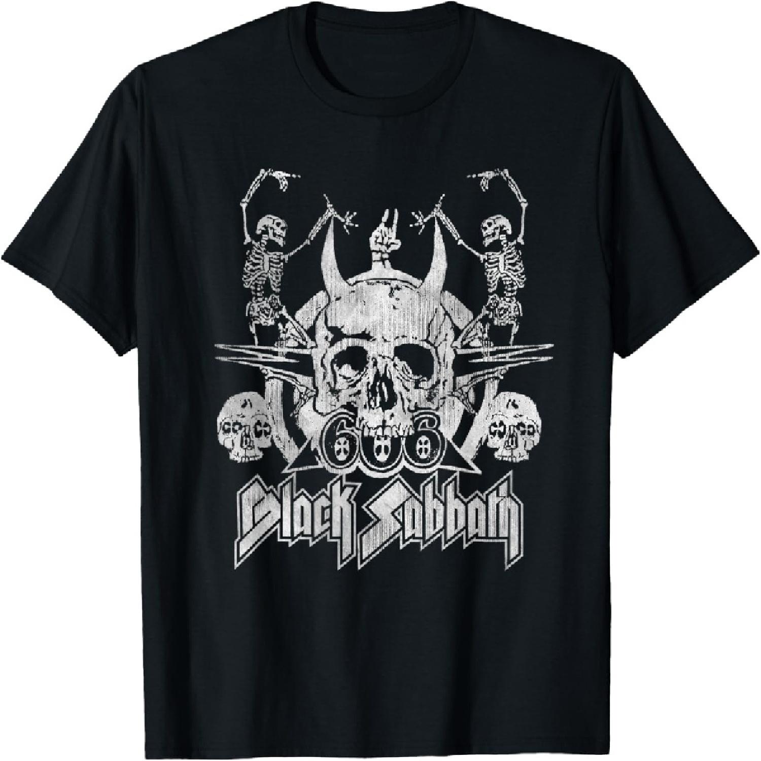 Футболка Black Sabbath 666 Черепов XXXXXL разноцветный