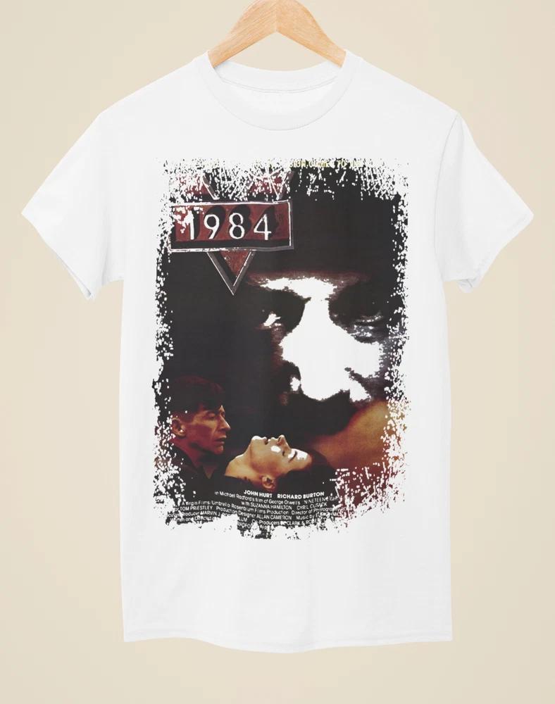 1984 Movie Poster Inspired Unisex White TShirt S