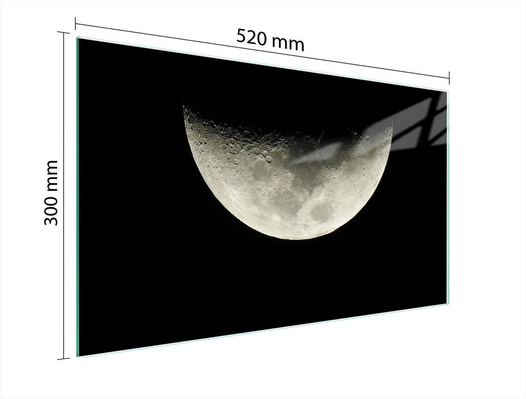 SZKLANA DESKA DO KROJENIA 52x30 KSIĘŻYC
