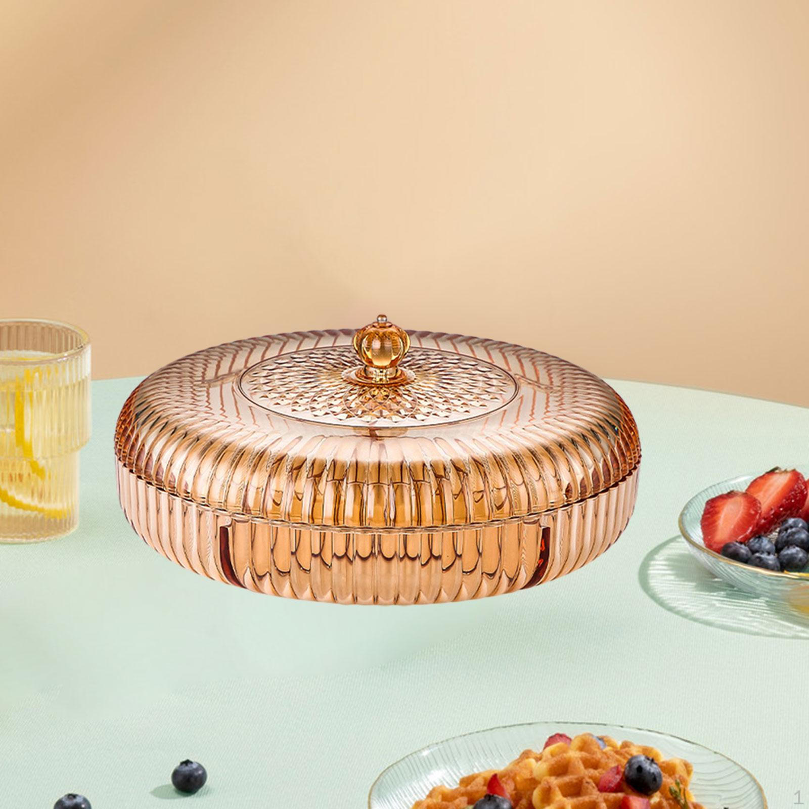 

Разделенный поднос для закусок, фруктов, отделений, поднос для вечеринки, свадьбы round gold