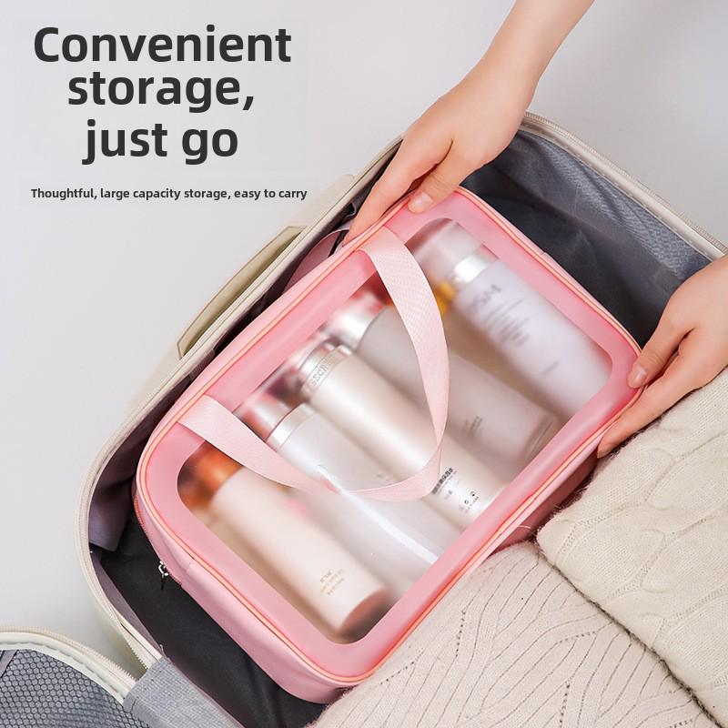 Large Capacity Thickened Portable Toiletry and Cosmetic Bag for Women