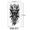 Small Full Arm Tattoo Sticker, Flower Letters, Plain Flower Tattoo Sticker Tattoo