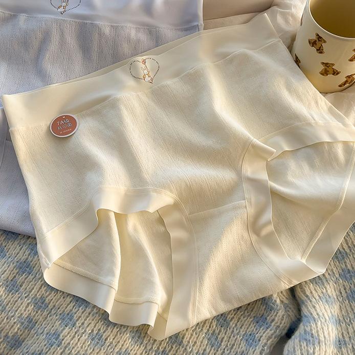 Damen-Höschen in Übergröße, hohe Taille, Slips für Bauchstraffung, Hüfte, transparent, einfacher Stil