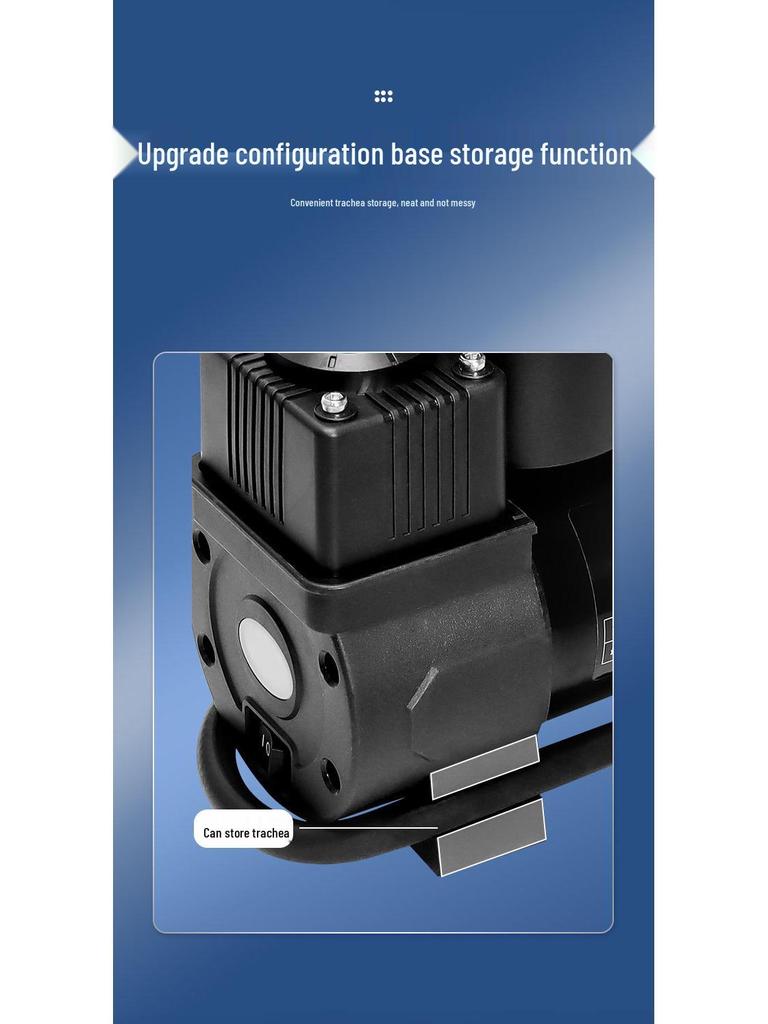 Portable High-Pressure Electric Car and Home Inflator for Tires and Basketballs