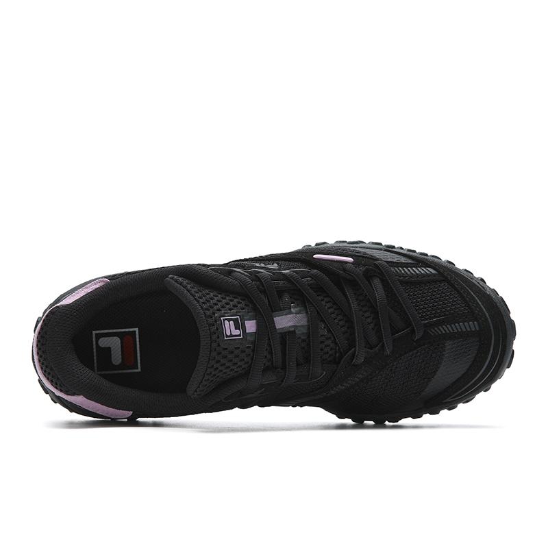 FILA ECHAPPE 2 Abrasion Resistant, Breathable, Lightweight Low top Casual Shoes Women's Gallant Black/Shadow Black Gray F12W612164FBD