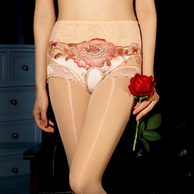 

Блестящие Цельные Чулки Трусики Два-в-Одном Женские Сексуальность Страсть Соблазн Гладкие Эротические С Открытой Промежностью С Закрытой Промежностью Колготки One Size