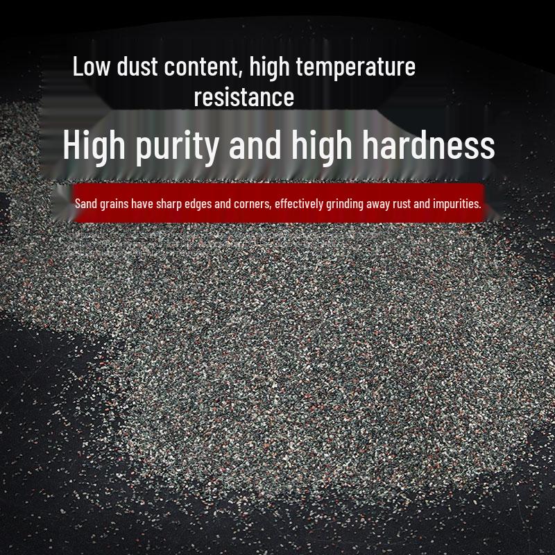 Sandblasting Machine Abrasives: Brown/White Corundum, Glass Beads, Emery for Sandblasting Gun