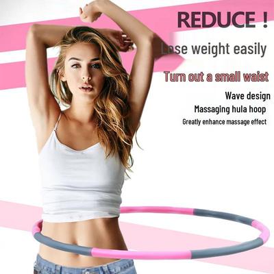 Odnímatelný Hula Hoop pro Zeštíhlení Pasu & Fitness – Pěnový Masážní Hula Hoop pro Dospělé & Děti, K dispozici Soukromá Značka