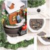 Music Box Mini Christmas Tree Music Box Cottage Glowing Night Light Musical Box Restaurant Bar