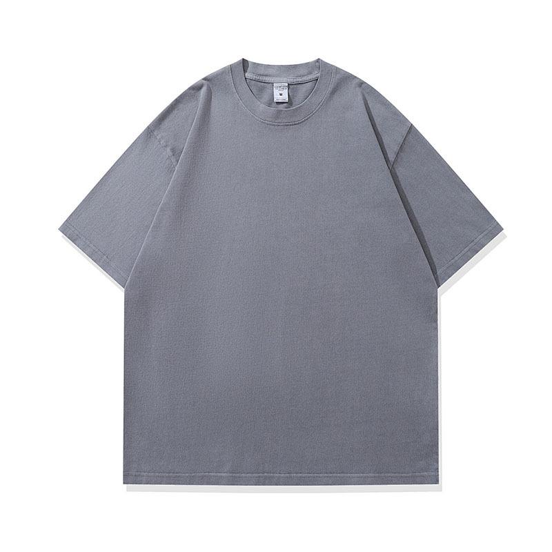American High Street Retro Old Washed Light Version Short-Sleeved T-Shirt Loose Pod Printing Bottoming T-Shirt Men