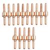 61Pcs Plasma Cutting Consumables With Roller Guide For CUT-40 Cutting Welding Nozzles Conductive Nozzle Soldering Tool