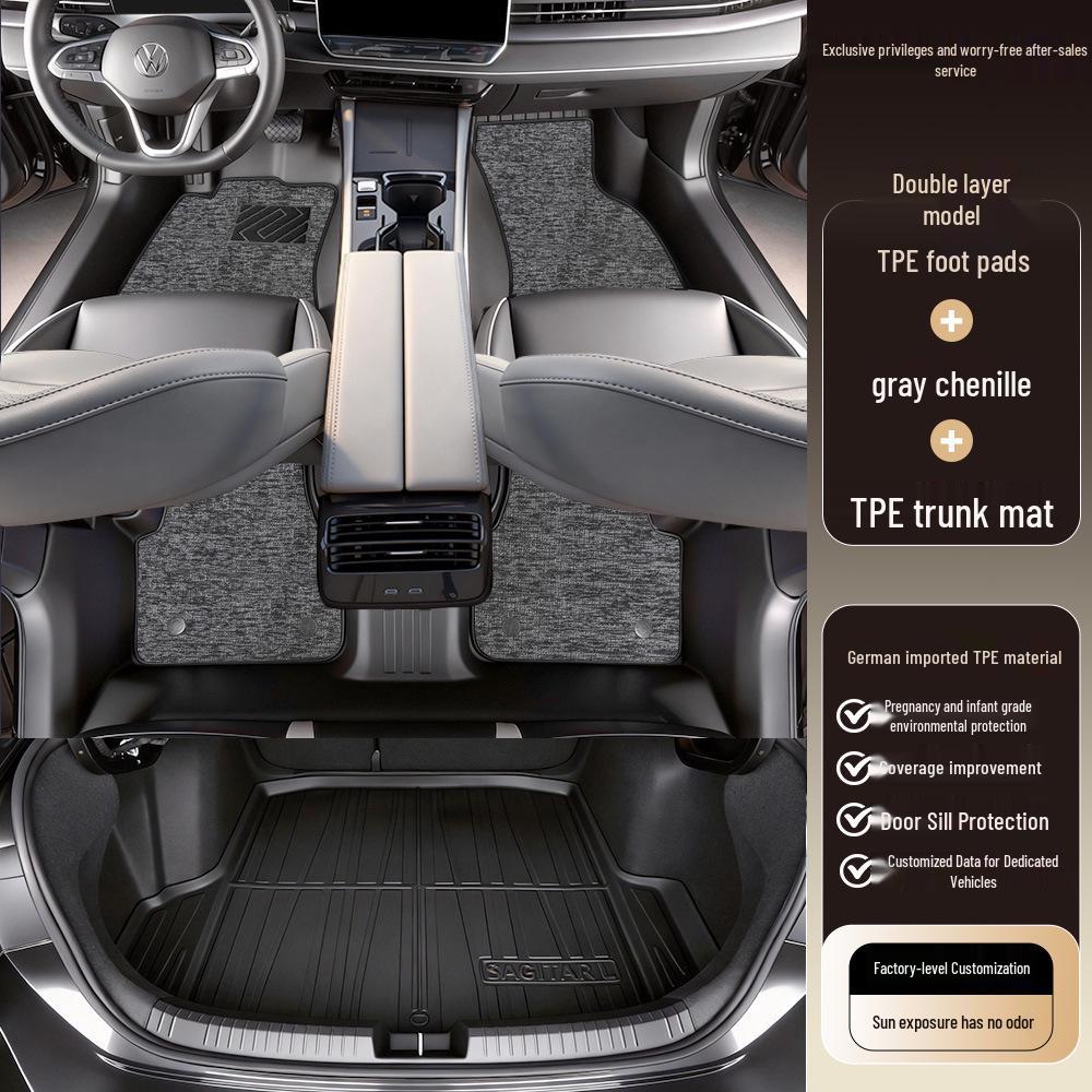 Custom TPE Floor Mats for FAW-Volkswagen Sagitar L (2012-2026)