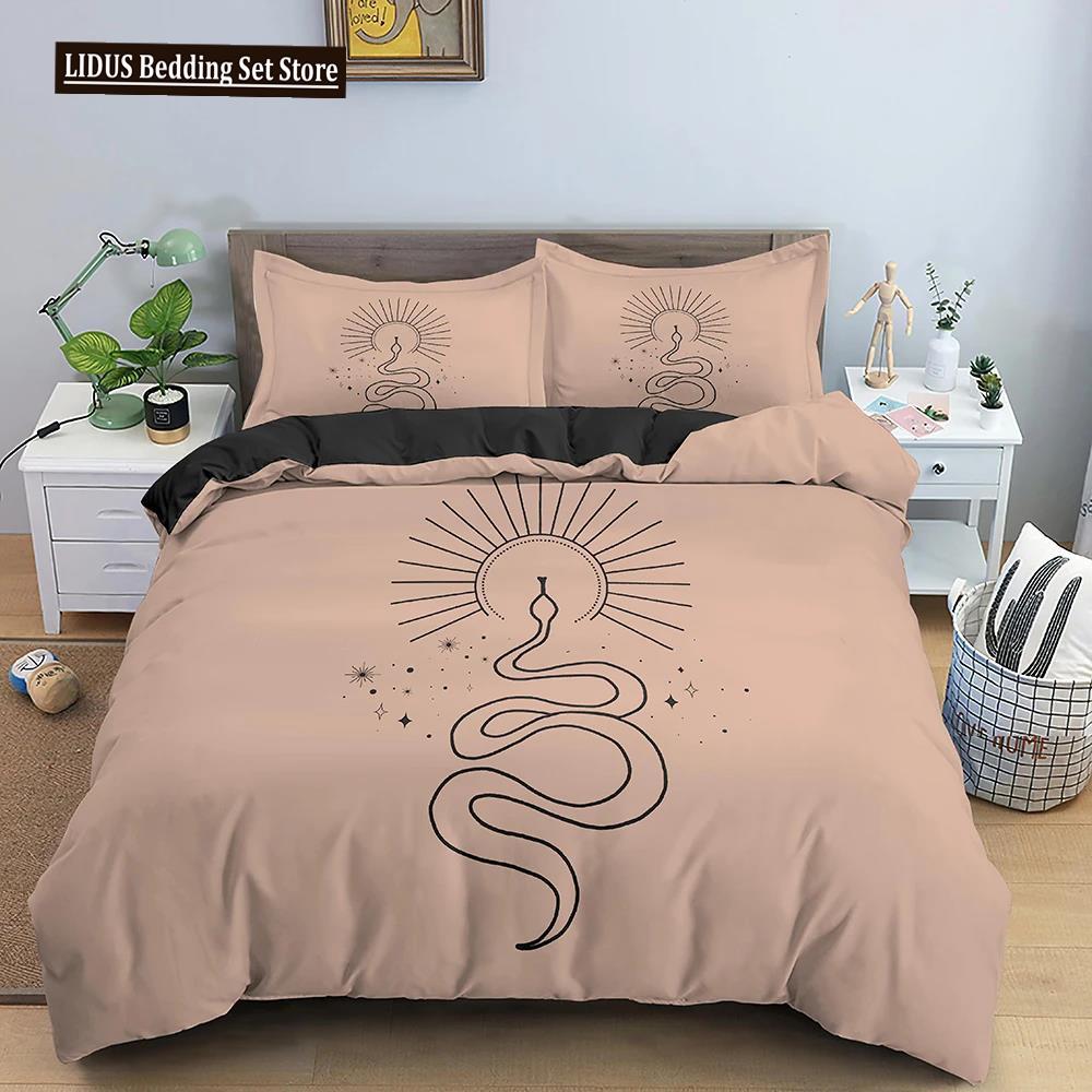 Sun And Moon Duvet Cover Set Exotic Mandala Divination Theme Queen King Size Quilt Cover 2/3Pcs Soft Polyester Comforter Cover