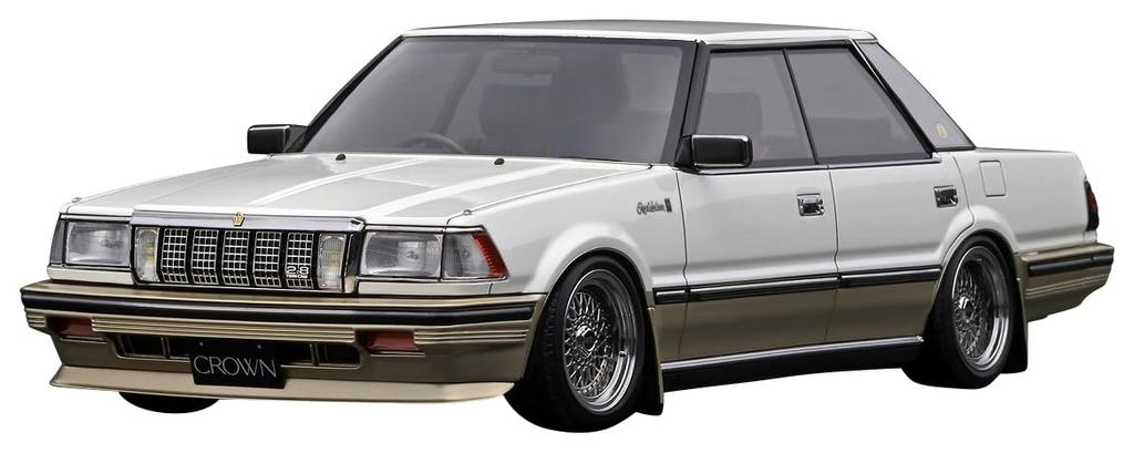 Ignition Model Scale Toyota Crown Royal Saloon G Pearl Finished IG3825 TK.Company 1/18 2.8 (120) White/Gold, Product,