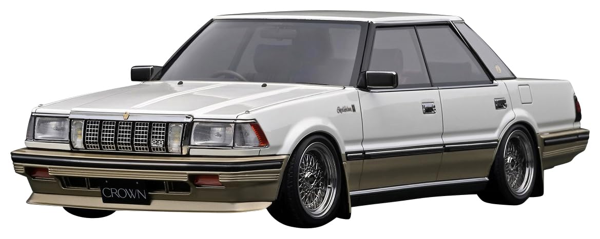 

модель зажигания масштаб Toyota Crown Royal Saloon G Жемчужная отделка IG3825 TK.Company 1/18 2.8 (120) Белый/Золотой, продукт,