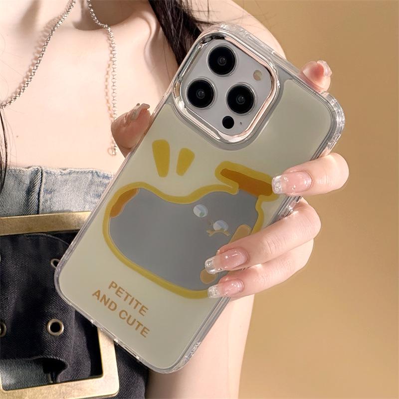 Zhitai iPhone Case: Compatible with Apple 16ProMax, 15, & 14Pro; Three-in-One Mirror Design, Fits iPhone 12.