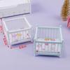 1:12 Dollhouse Miniature Baby Bed Wooden Cradle Nursery Room Furniture Model