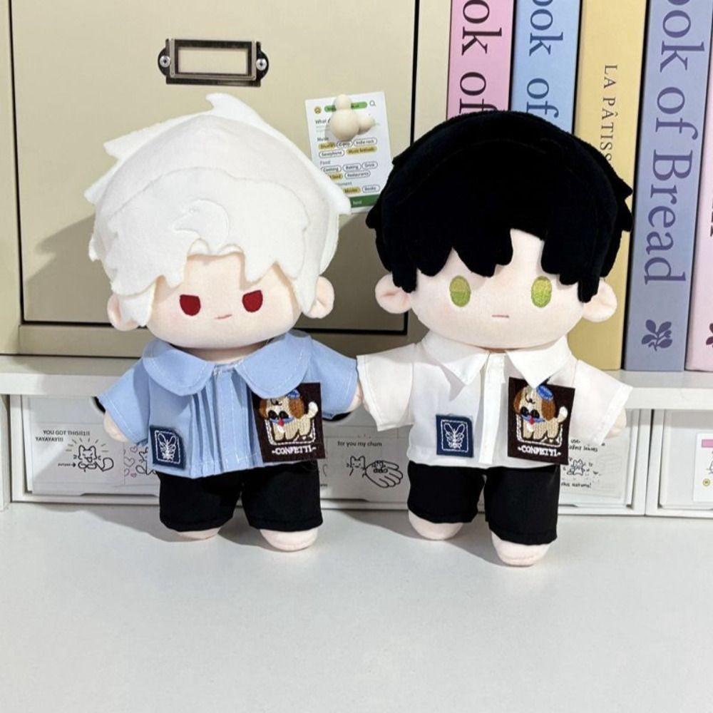 Lovely Design Plush Doll Clothes Soft Texture French Retro Style Doll Clothes  20cm Size Doll