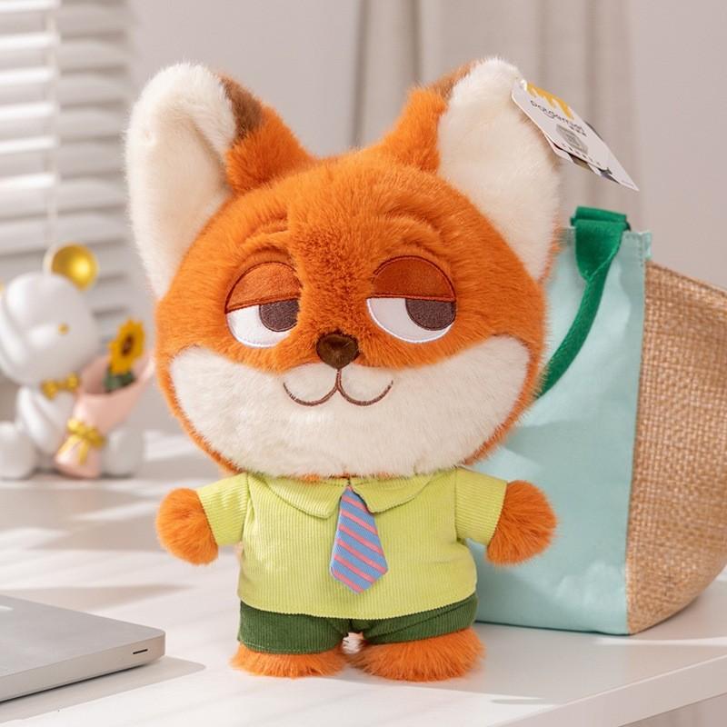 Judith Zootropolis Nick Plysj Nøkkelring Ryggsekk Veske Anheng Dukke Film Fan Gave