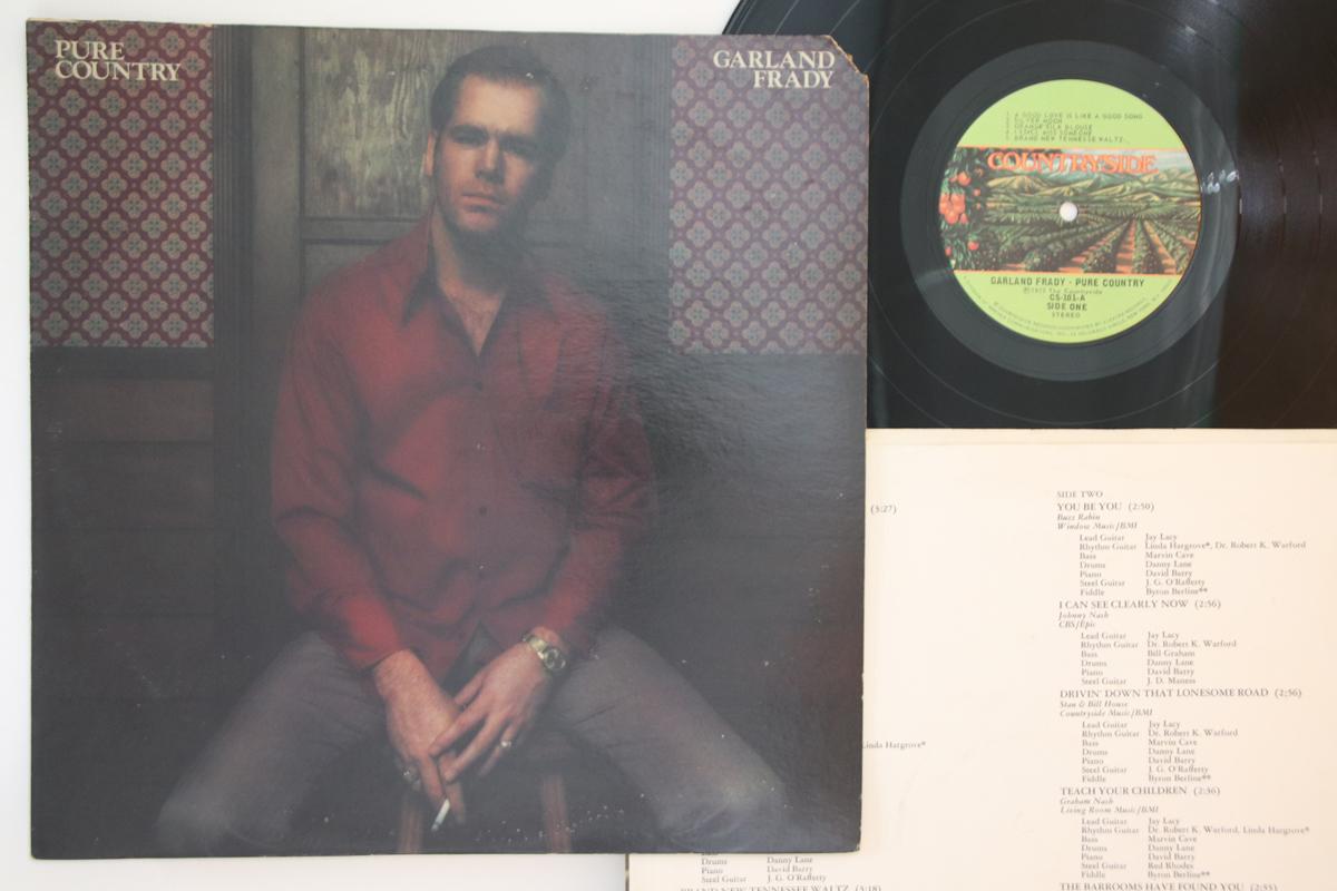 

LP Record GARLAND FRADY - Pure Country CS101 COUNTRYSIDE 1973 US Country Used