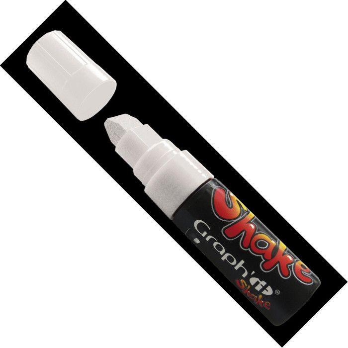 Marker cu vopsea pe bază de apă Graph'it Shake 16 mm, - Culoare : Alb - Cod : 0000 - Punct : XL 5-16 mm - os