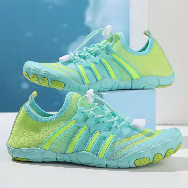 

Новые нескользящие плавательные тапочки с пятью пальцами, обувь для ходьбы по пляжу на открытом воздухе, спортивная обувь для фитнеса и бега 36 флуоресцентный зеленый