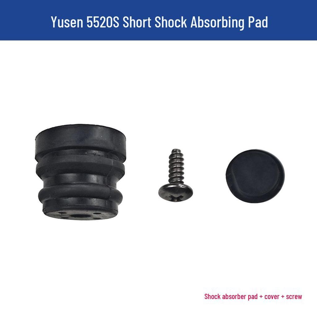 Yusen Chainsaw 5520 Parts: Cylinder, Carburetor, Clutch, Drive Disc, Pull Starter, Ignition Coil, Air Filter.