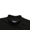 Fila White Minimalist Fashion Casual Versatile Quality Knitted Long Sleeve T-Shirt Men Tops Black F11M543214FBK