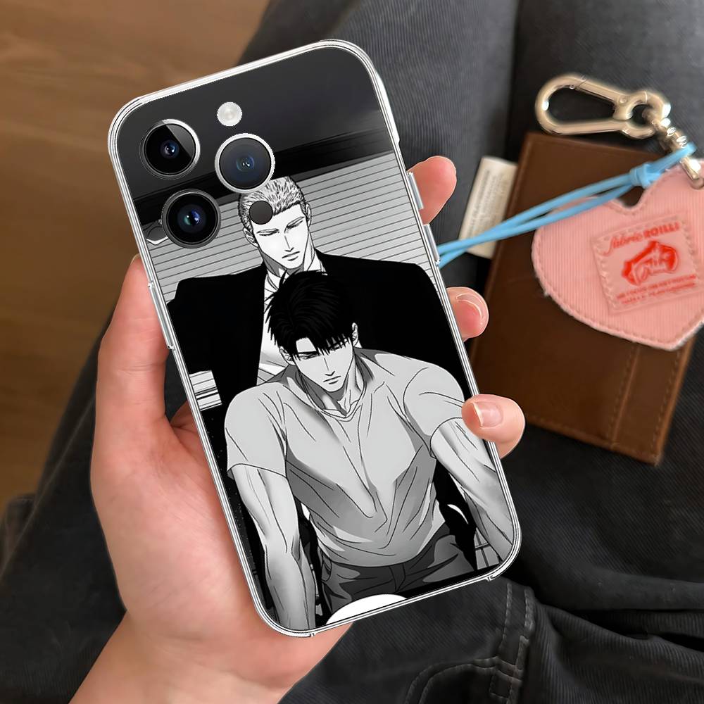 BL Shutline Phone Case For Iphone 17 16 15 11 13 14 Pro Max 7 8 Plus X Xr Xs Max Se2020 12mini Transparent Cover