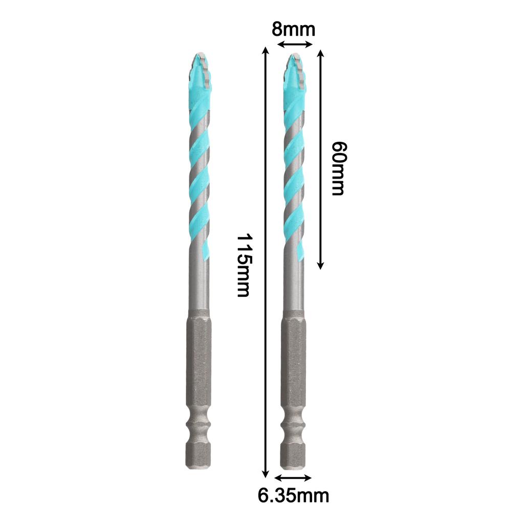 Upgrade Your Tool Collection with This Eccentric Drill Bit Set of Two Perfect For Precision Work on Various Hard Materials